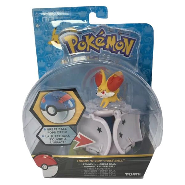Figura Pokémon Throw 'n' Pop Pokeball - Fennekin (18876)