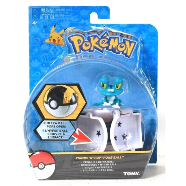 Figura Pokémon Throw 'n' Pop Pokeball - Froakie (18877)