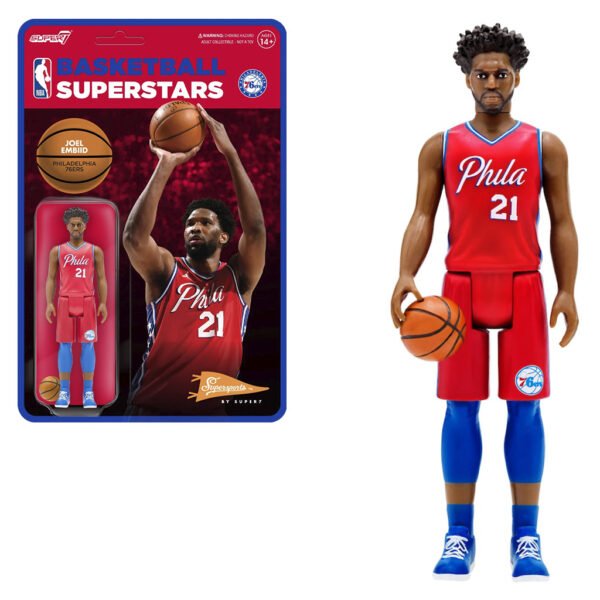 Figura Super7 Nba Philadelphia - Joel Embiid 76ers 17593