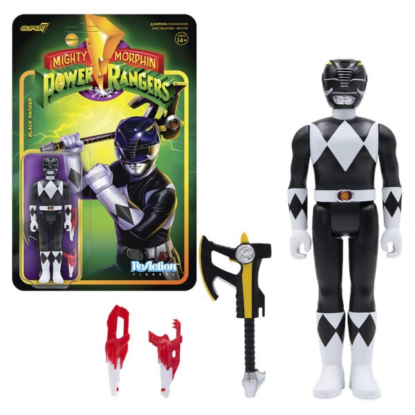 Figura Super7 Mighty Morphin Power Rangers - Black Ranger 13786
