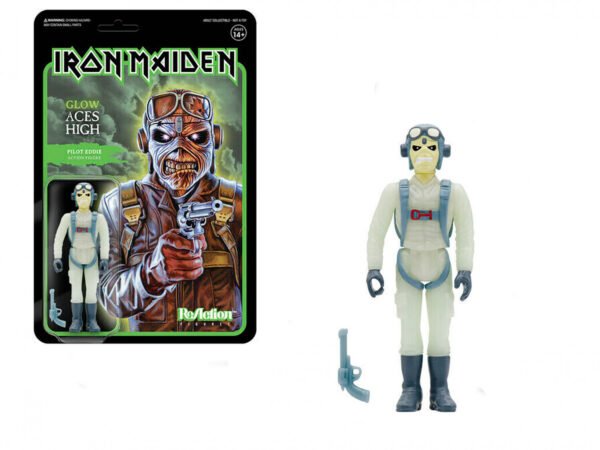 Figura Super7 Rock Iron Maiden - Pilot Eddie Glow 17326