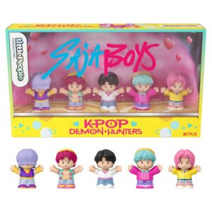 Bonecos Mattel Little People K-pop Demon Hunters - Saja Boys (jrm88)