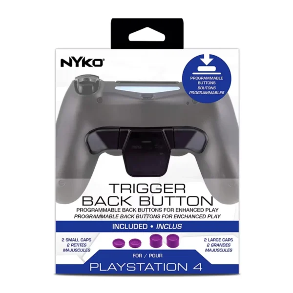 Botón Trasero Nyko para Control Dualshock PS4-NEGRO