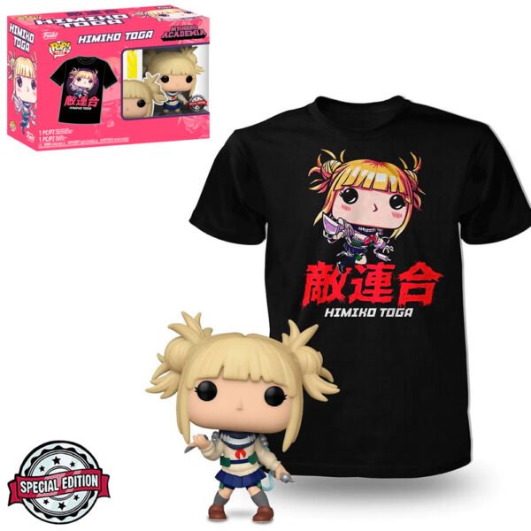 Box Funko Pop My Hero Academia Exclusive - Himiko Toga + Camiseta Tee Bundle *md*