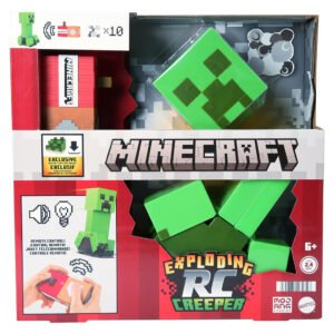 Juguete de Control Remoto Mattel Minecraft - Exploding Rc Creeper (hrr48)
