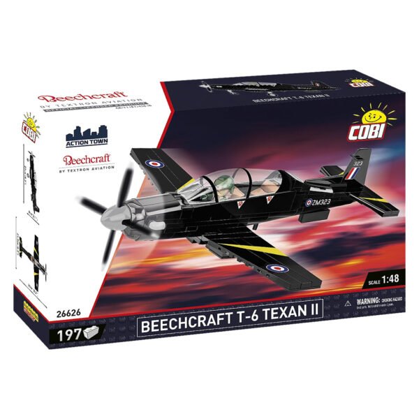 Juguete de Armar Cobi Blocks Action Town - Beechcraft T-6 Texan Ii 197 Piezas