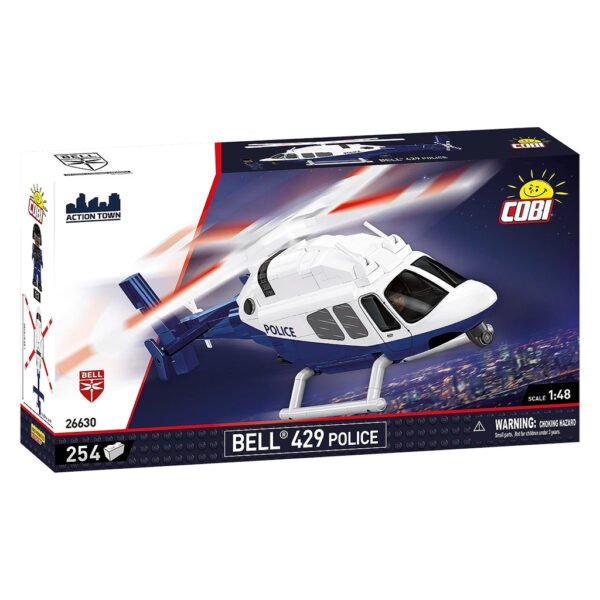 Juguete de Armar Cobi Blocks Action Town - Bell 429 Police 254 Piezas