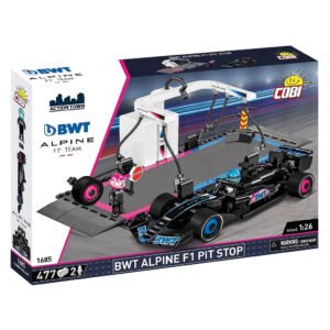 Juguete de Armar Cobi Blocks Action Town - Bwt Alpine F1 Team Pitstop 477 Piezas - Escala 1/26