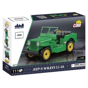Juguete de Armar Cobi Blocks Action Town - Jeep Willys CJ-2A 111 Piezas - Escala 1/35 (24518)