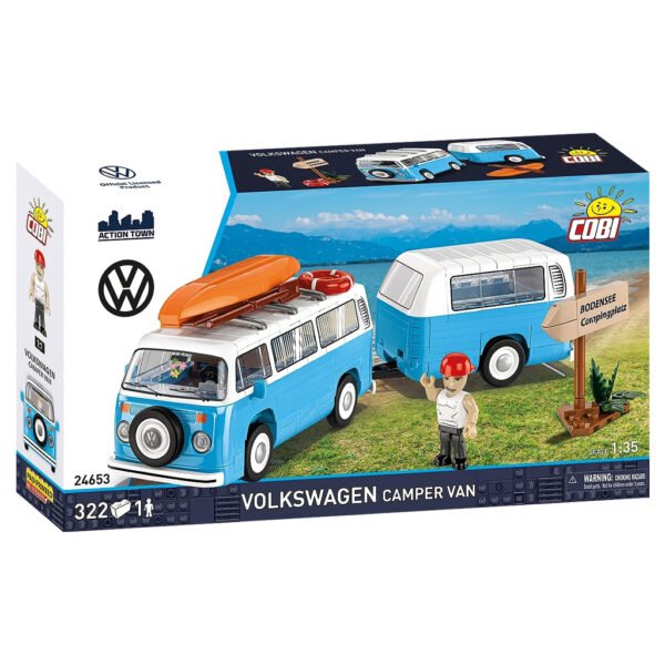 Juguete de Armar Cobi Blocks Action Town - Volkswagen Camper Van 322 Piezas