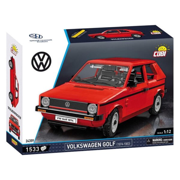 Juguete de Armar Cobi Blocks Action Town - Volkswagen Golf 1533 Piezas - Escala 1/12 (24359)