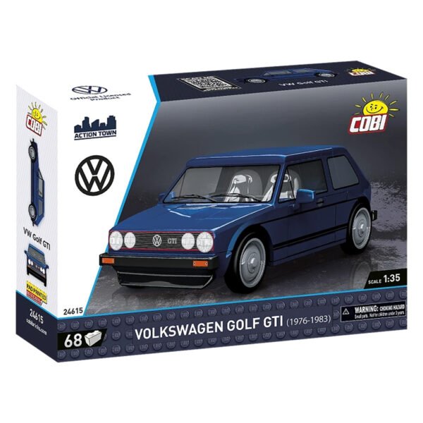 Juguete de Armar Cobi Blocks Action Town - Volkswagen Golf Gti 68 Piezas (1976-1983)