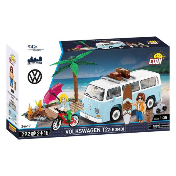Juguete de Armar Cobi Blocks Action Town - Volkswagen T2a Kombi 292 PIEZAS-1/35 (24617)