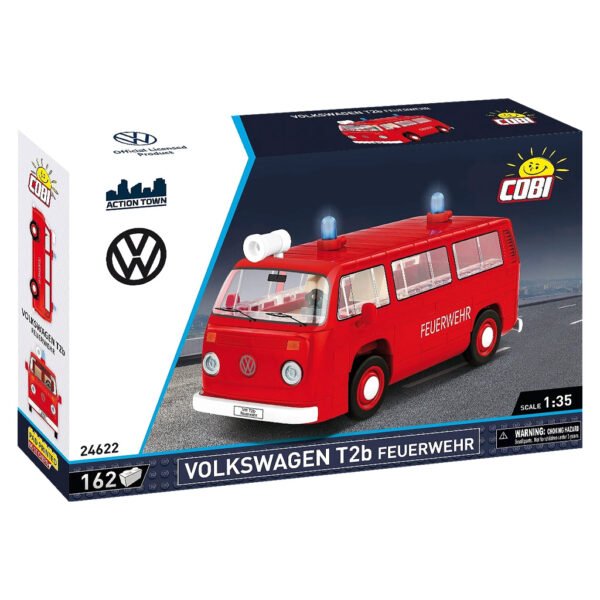 Juguete de Armar Cobi Blocks Action Town - Volkswagen T2b Feuerwehr 172 Piezas