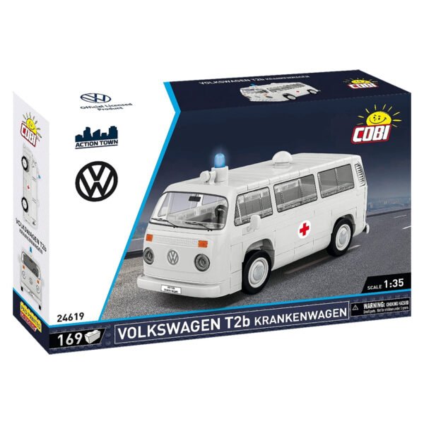 Juguete de Armar Cobi Blocks Action Town - Volkswagen T2b Krakenwagen 169 Piezas