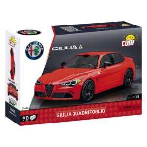 Juguete de Armar Cobi Blocks - Alfa Romeo Giulia Quadrifoglio 90 PIEZAS-1/35 (24604)