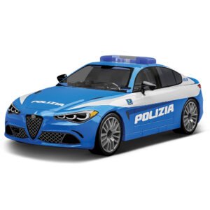Juguete de Armar Cobi Blocks - Alfa Romeo: Giulia Quadrifoglio Polizia 93 Piezas (24606)