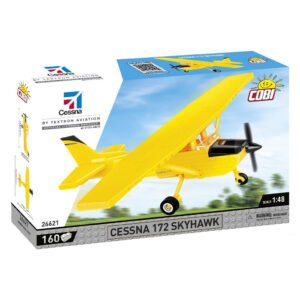 Juguete de Armar Cobi Blocks - Cessna 172 Skyhawk 162 Piezas Amarillo - Escala 1/48 (26621)