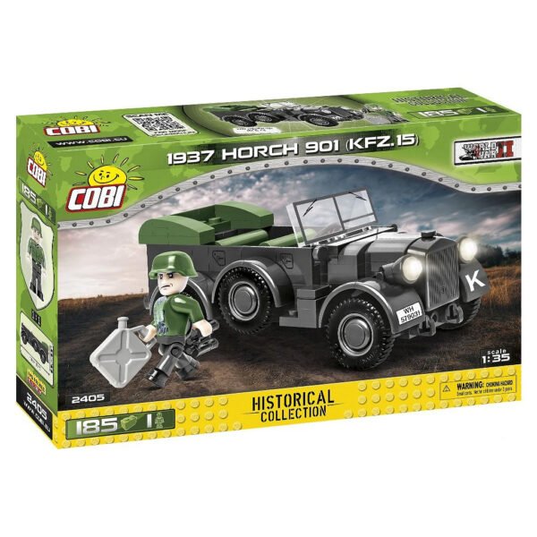 Juguete de Armar Cobi Blocks Historical COLLECTION-1937 Horch 91 185 Piezas - Escala 1/35 (kfz.15)