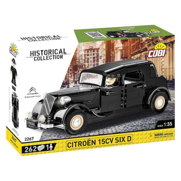 Juguete de Armar Cobi Blocks Historical Collection - Citroen 15cv Six D 262 Piezas - Escala 1/35 (2267)
