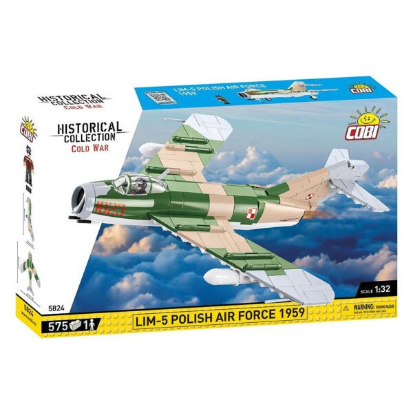 Juguete de Armar Cobi Blocks Historical Collection: Cold WAR-LIM-5 Polish Air Force 1959