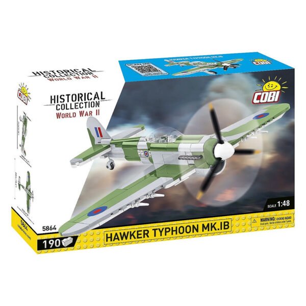 Juguete de Armar Cobi Blocks Historical Collection: World War Ii - Hawker Typhoon Mk.ib 190 Piezas