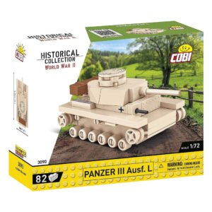 Juguete de Armar Cobi Blocks Historical Collection: World War Ii - Panzer Iii Ausf. L 82 Piezas - Escala 1/72 (3090)