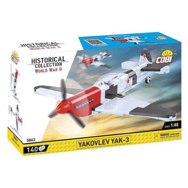 Juguete de Armar Cobi Blocks Historical Collection: World War Ii - Yakovlev YAK-3 140 Piezas (5862)