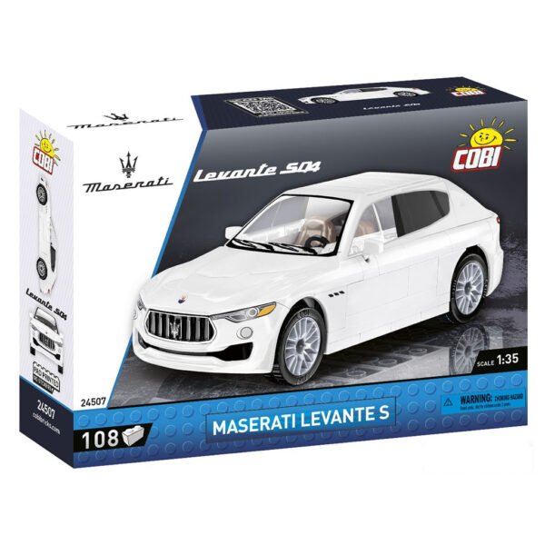 Juguete de Armar Cobi Blocks - Maserati Levante S 108 Piezas - Escala 1/35 (24507)