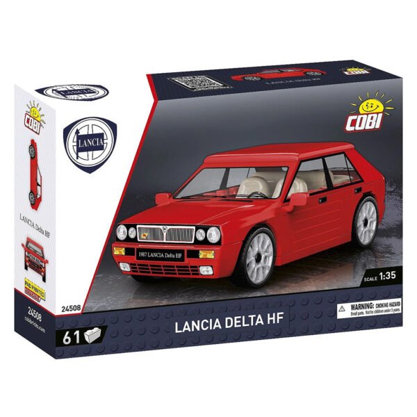 Juguete de Armar Cobi Blocks Youngtimer Collection - Lancia Delta Hf 61 Piezas - Escala 1/35 (24508)