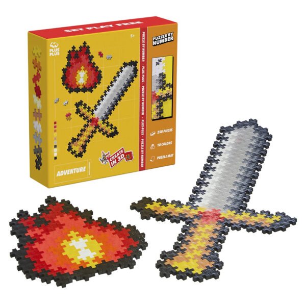 Juguete de Armar Plus Plus Puzzle By Number - Adventure (2506)