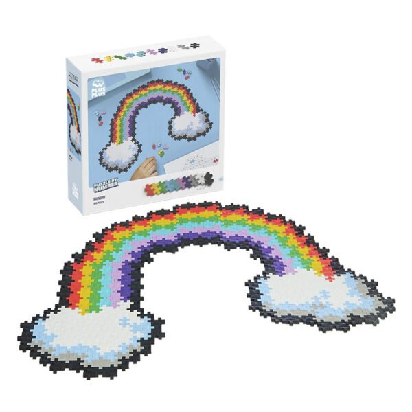 Juguete de Armar Plus Plus Puzzle By Number - Rainbow (2537)