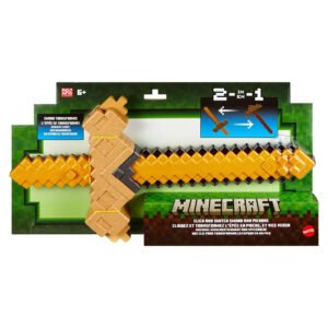 Juguete Mattel Minecraft Click & Switch 2-1-SWORD And Pickaxe (jkc15)