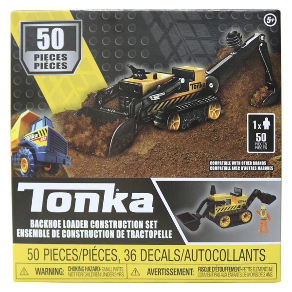 Juguete de Armar Tonka Backhoe Loader Construction SET-50 Piezas (TK3521-02)
