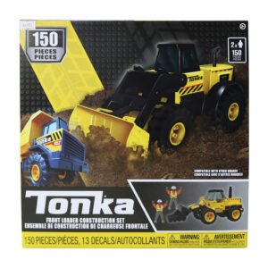 Juguete de Armar Tonka Front Loader Construction SET-150 Piezas TK3523-03)