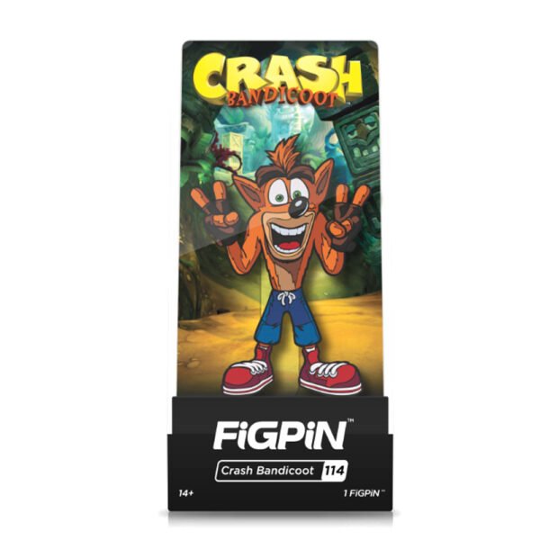 Broche Coleccionable Figpin - Crash Bandicoot Peace 114