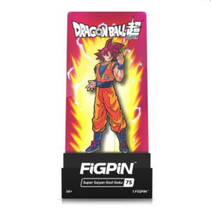 Broche Coleccionable Figpin - Dragon Ball Z Goku God Super Saiyan 75