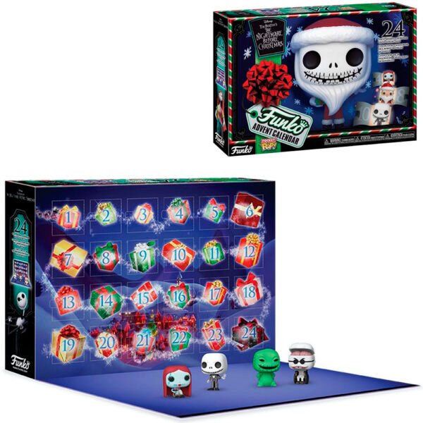 Calendário Funko Advent Calendar - Disney Nightmare Before Christmas Pocket Pop (24pcs)