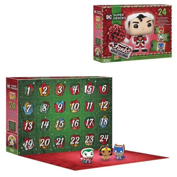 Calendario Funko Pop Pocket Advent Calendar 24-DC Heroes (73077)