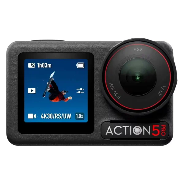 Cámara de Acción DJI Osmo Action 5 Pro Adventure Combo 40MP WiFi - Negro