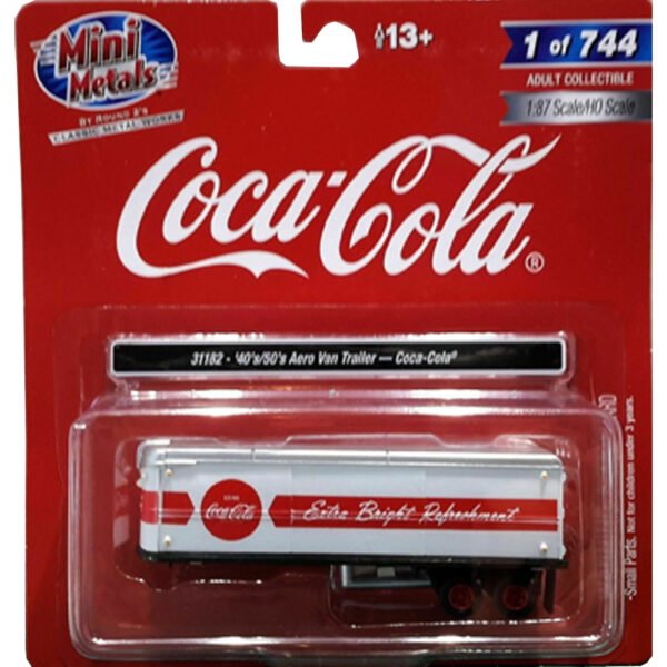 Camión Mini Metals COKE-40's/50's Aero Van Trailer Coca Cola 31182-ESCALA 1/87