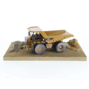 Camión Diecast Masters: Cat 770 Off-highway Truck Weathered Series - Escala 1/50 (85756