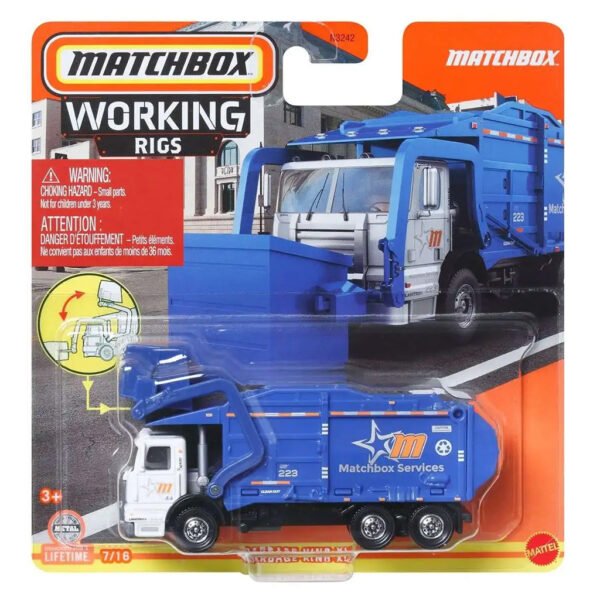 Camión Matchbox Working Rigs - Garbage King Xl (jbx76)