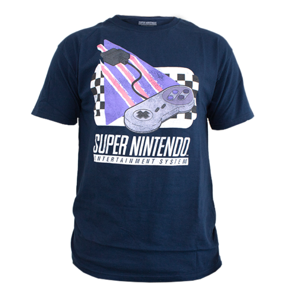 Camiseta BWD-78015 Super Nintendo Blue-P
