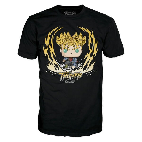 Camiseta Funko Pop Tees Dragon Ball Super: Trunks - Talla Sm (65430)