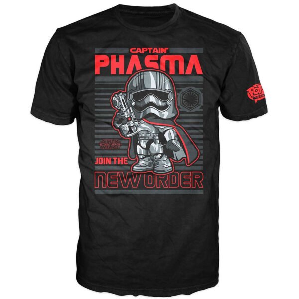 Camiseta Funko Pop Tees Star Wars Captain Phasma Poster - Talla Gg