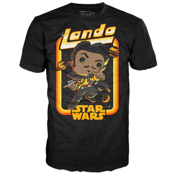 Camiseta Funko Pop Tees Star Wars: Lando In Space - Talla Gg