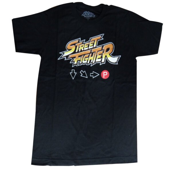 Camiseta Street Fighter Hadouken Code Black - Talla P