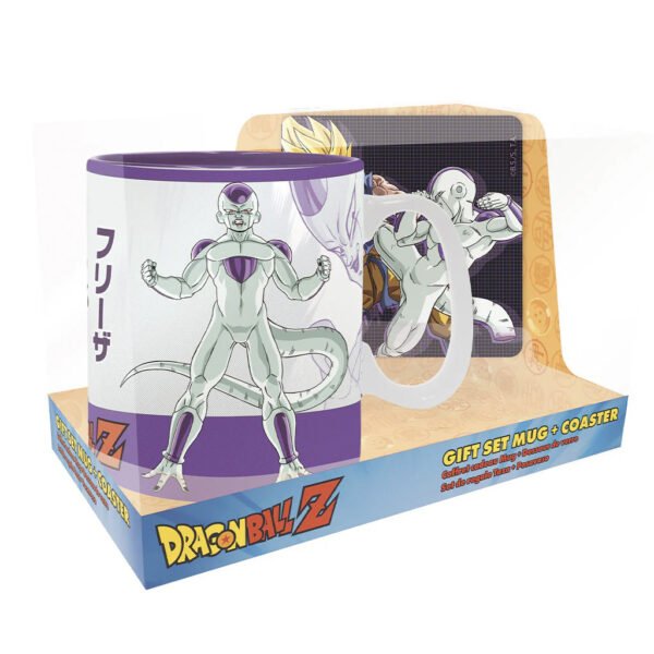 Taza Mágica Abystyle Dragon Ball Z-Taza Goku Vs. Freeza & Descanso Vaso (6918)