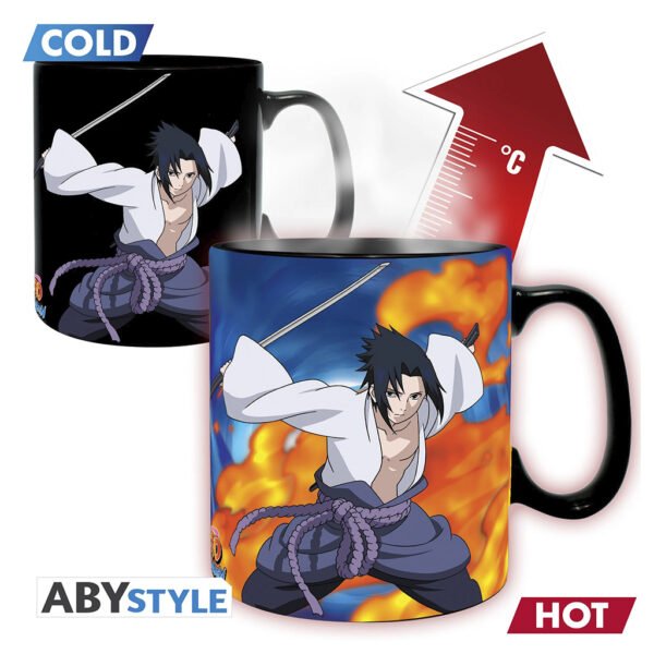 Taza Mágica Abystyle Naruto Shippuden - Naruto / Sasuke (24216)